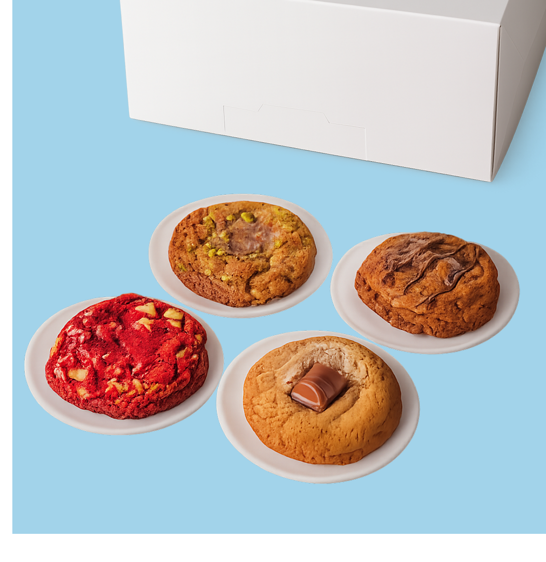Box de 5 cookies